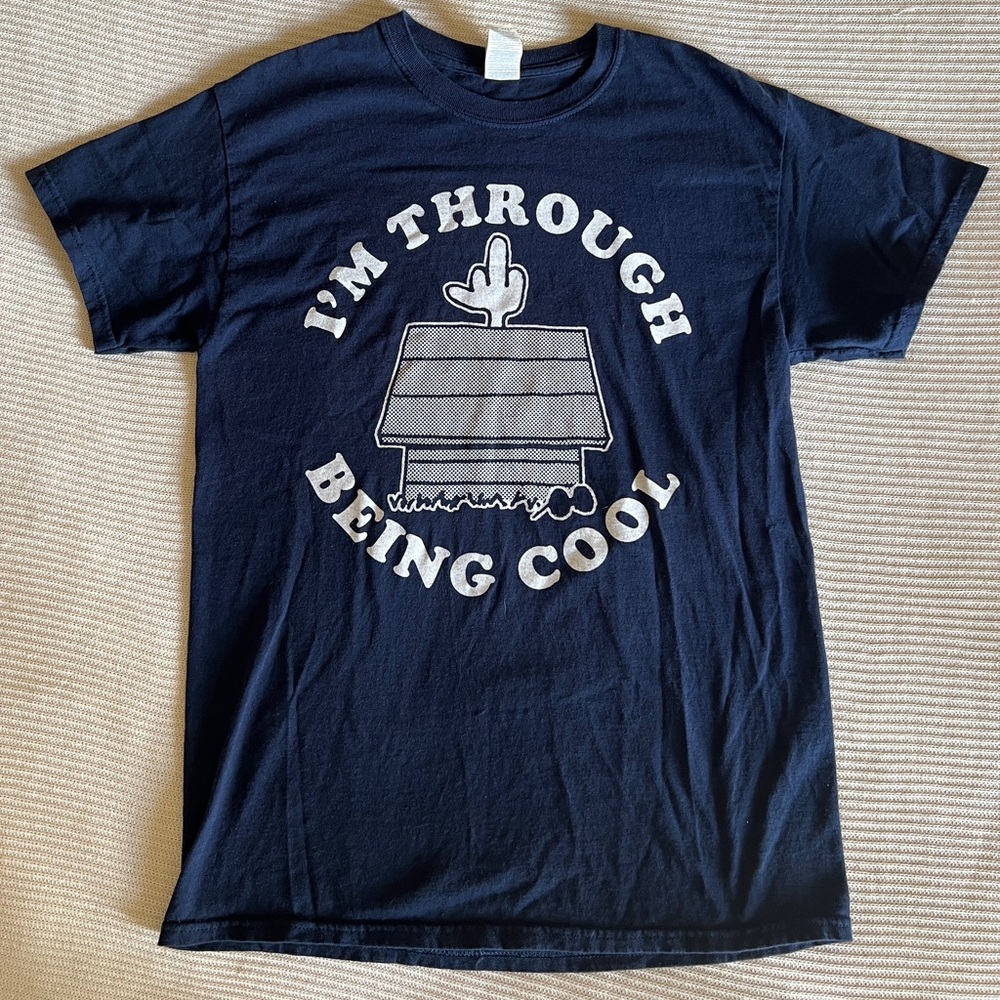 Monsters Outside Joe Cool Snoopy bootleg T-Shirt- Men’s Medium